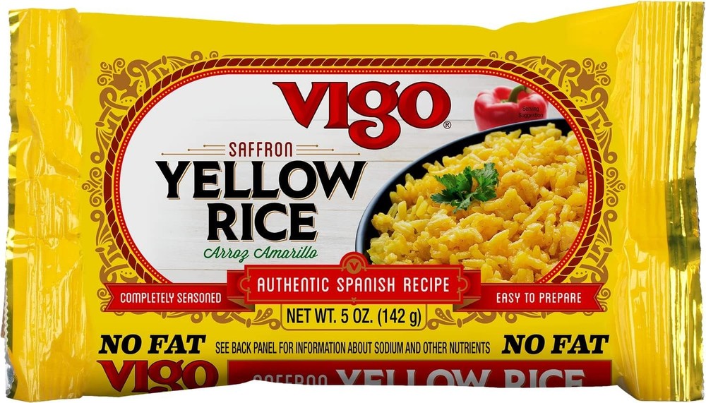 Authentic Saffron Yellow Rice, Low Fat, ()
