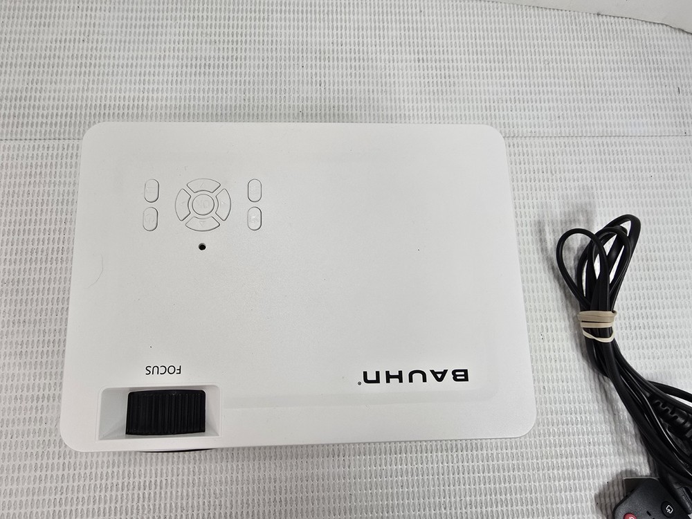 Braun Projector P3 Slim Tested Working Hdmi Component White