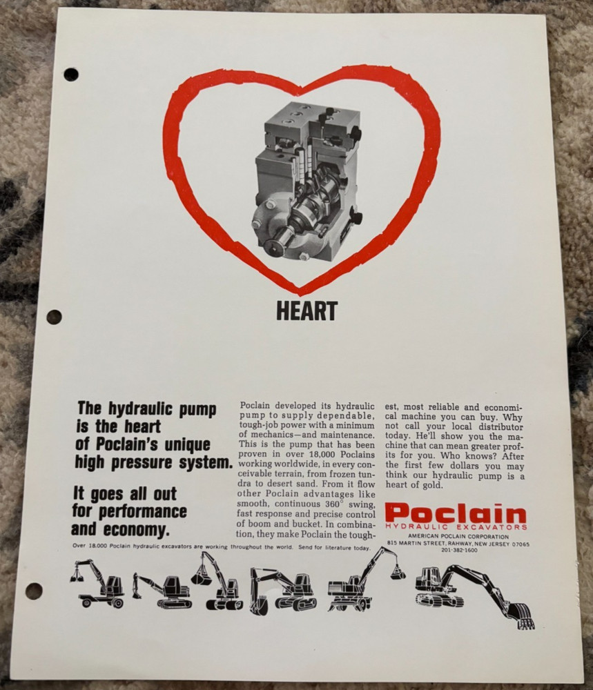 Poclain Hydraulic Excavators Brochure AMIL25