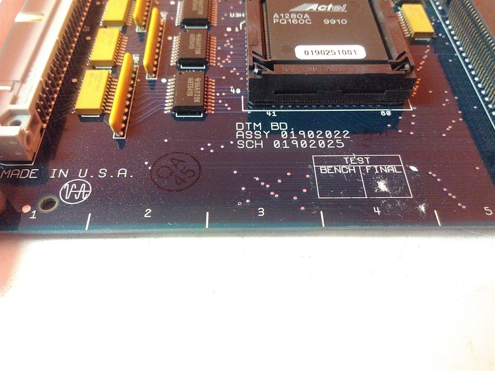 Defective Varian 01902022 DTM Board AS-IS