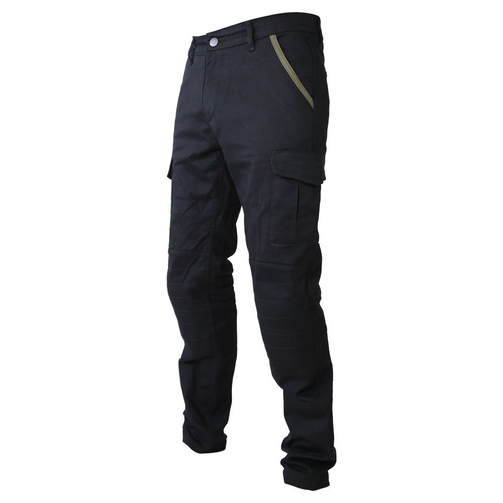Frank Thomas Robinson Motorcycle Cargo Jeans Black