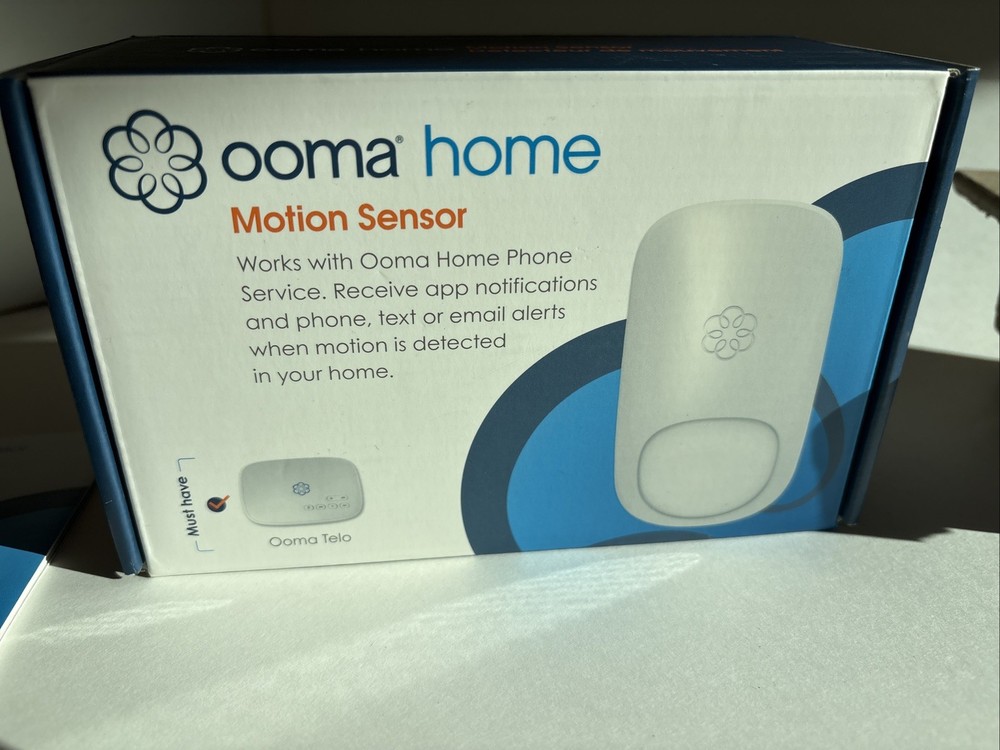 Ooma Home Motion Sensor New In Open Box