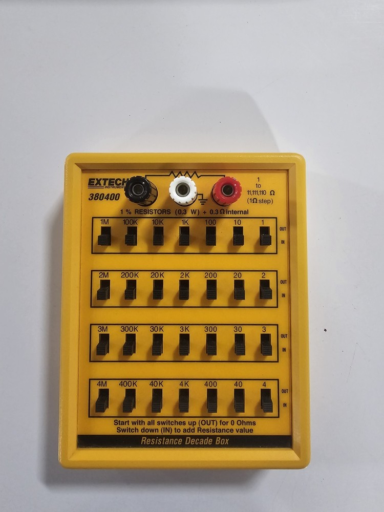 EXTECH 380400 Resistance Decade Box