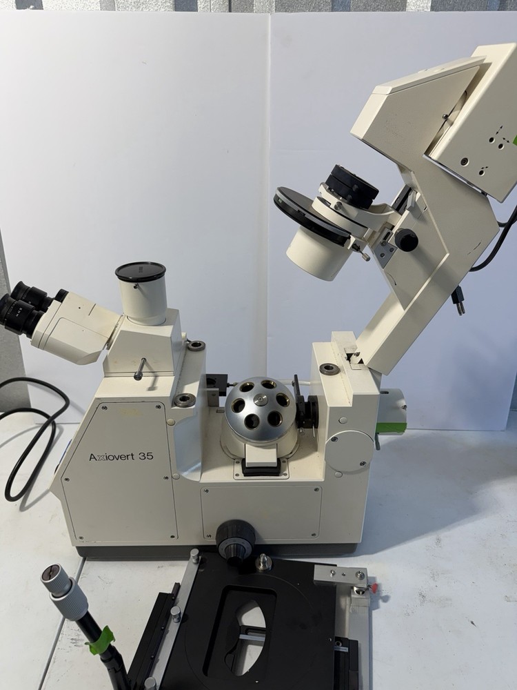 Zeiss Axiovert 35 Microscope As Is