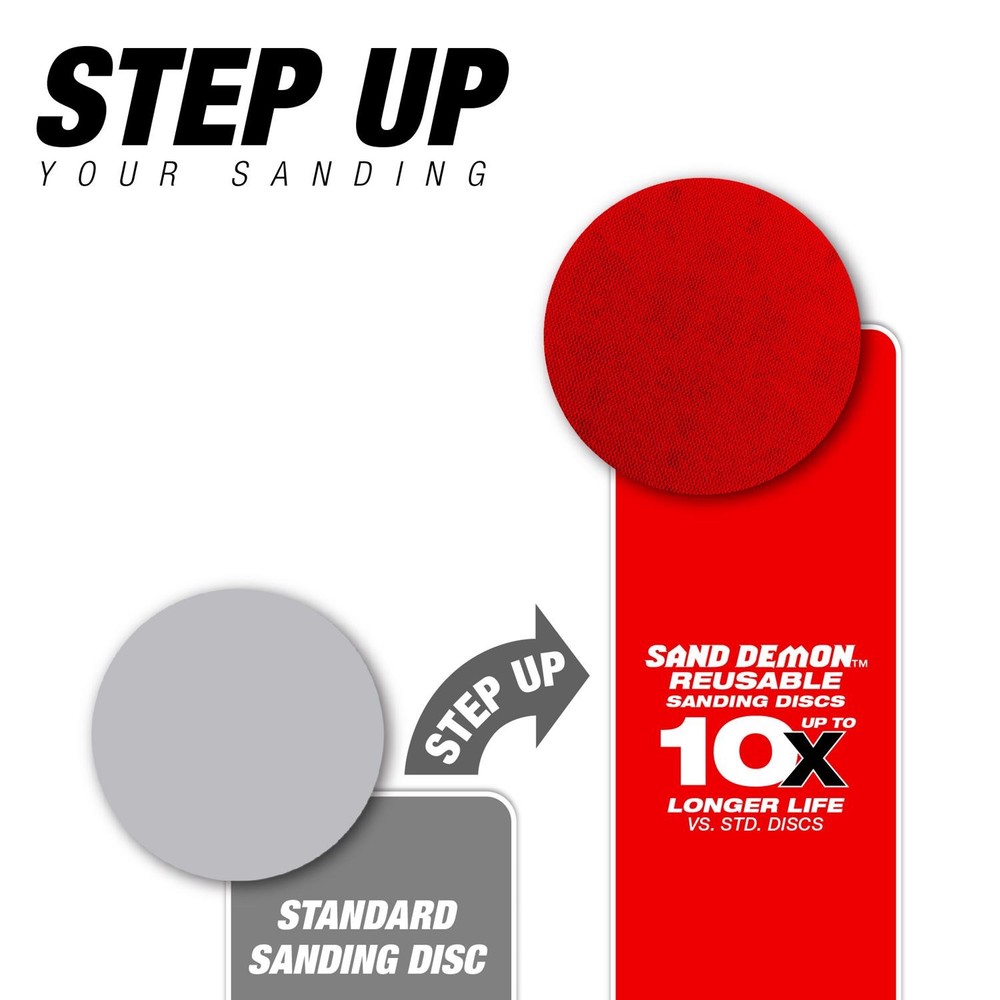 Diablo SandNet 5 in. Ceramic Blend Hook and Lock Sanding Disc 120 Grit Medium 50