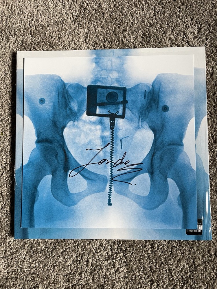 Lorde Virgin LP SIGNED INSERT 12" X-Ray Picture Disc