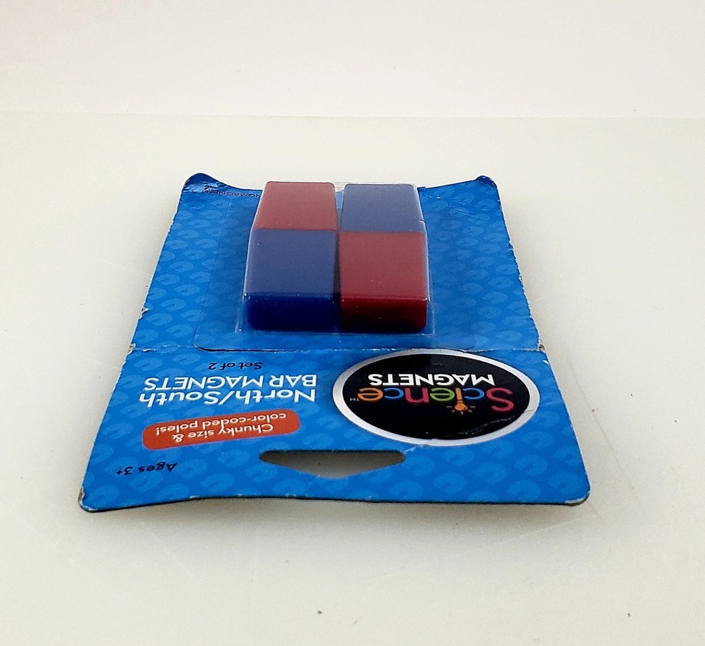 Dowling North South Bar Magnets Science Teaching Aid NEW Sealed