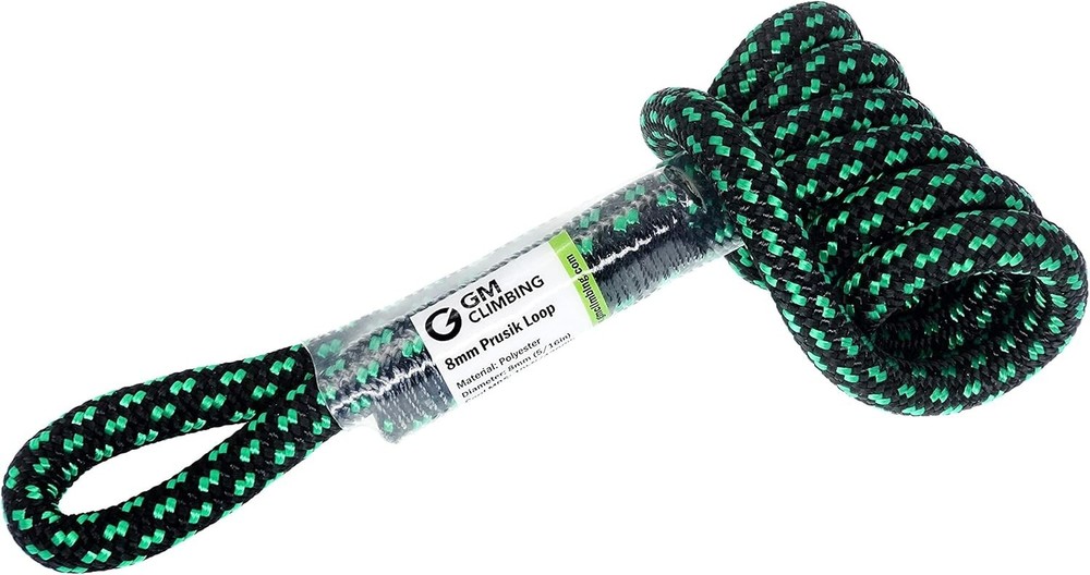 Compact 8mm Prusik Loop 18” - High Tensile Strength for Rigging and Climbing