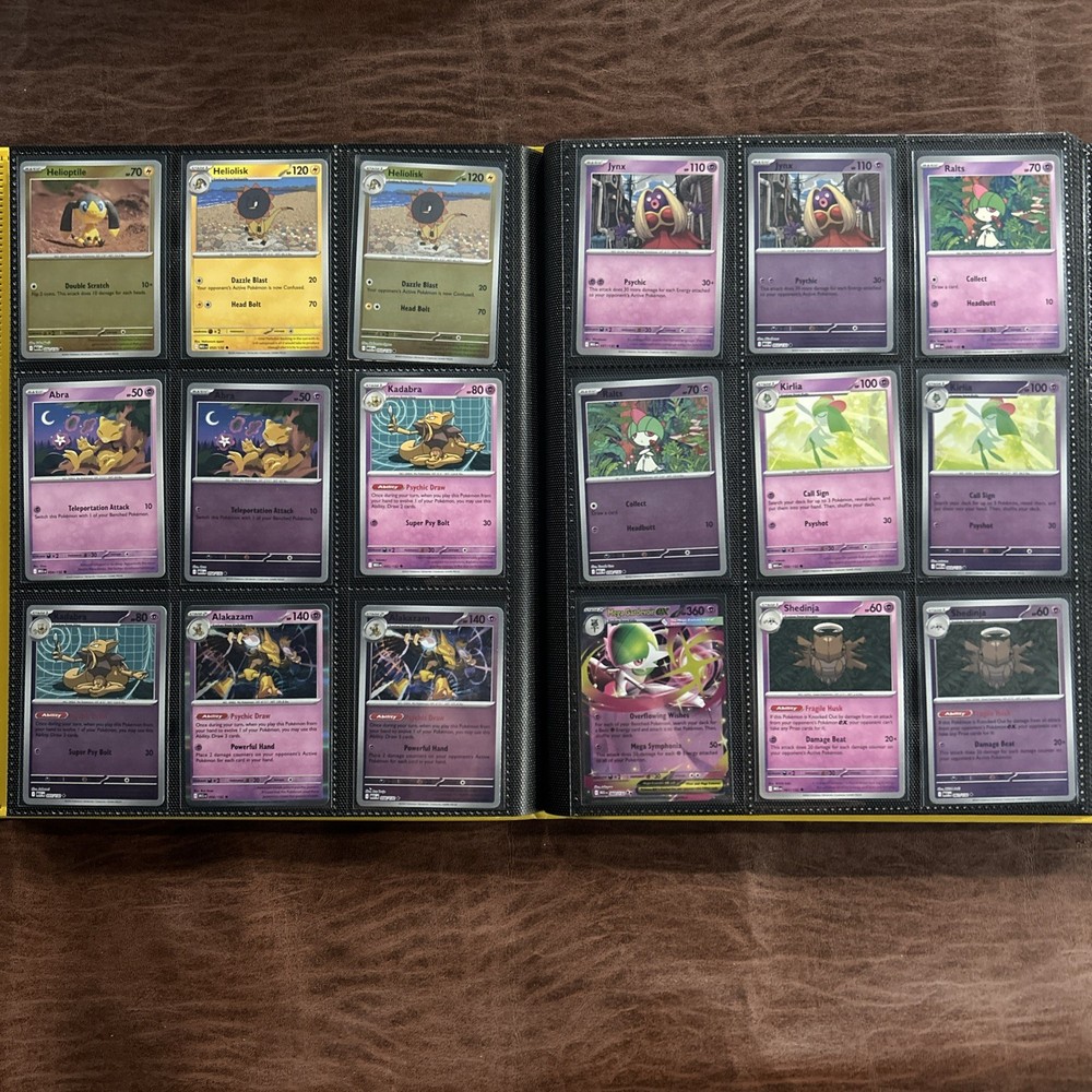 Pokemon MEGA EVOLUTION ME01 Complete Master Base Set including all RH & EXs