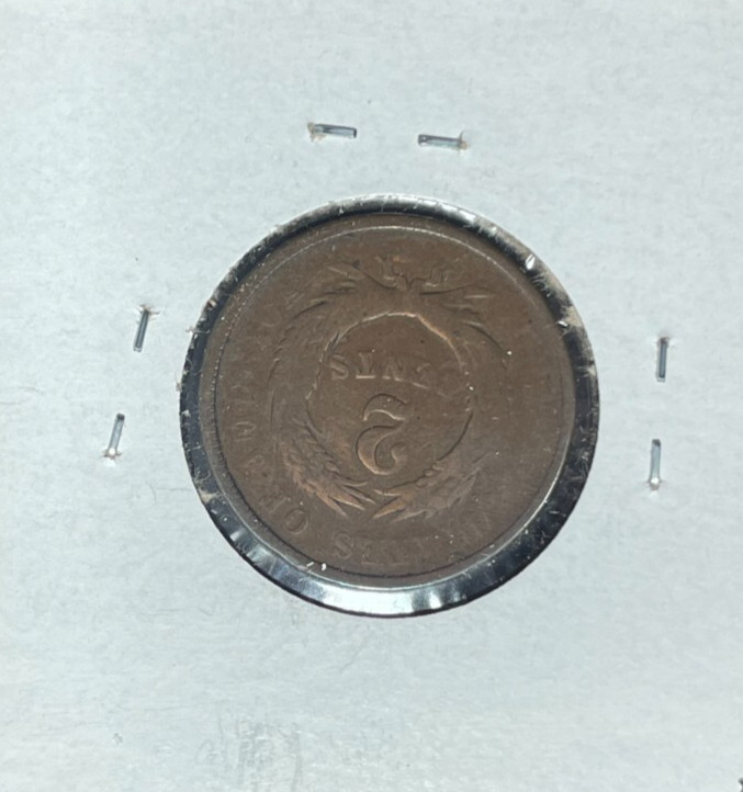 1864 TWO CENT PIECE ~ ROTATED 180% ~SWEET LOOKING COIN~