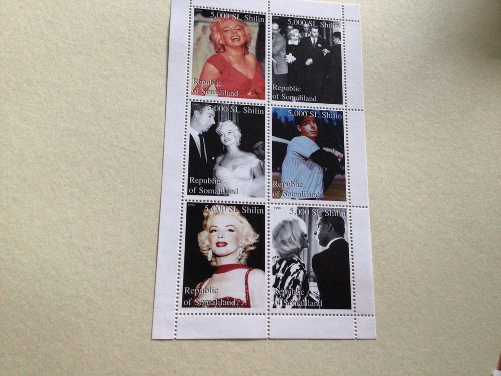 Famous Faces Personalities Stars  stamp sheets Ref R49352