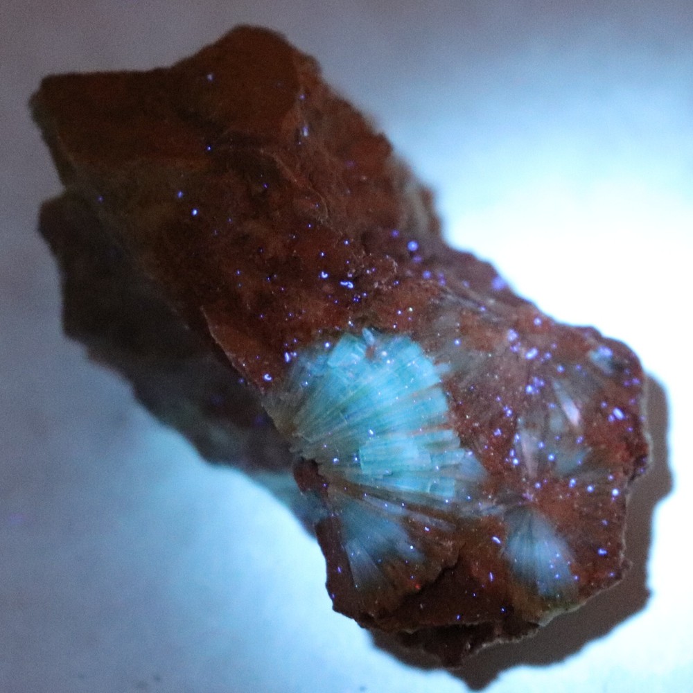 Fluorescent Mineral Specimen: Wavellite from Arkansas (MSC53)