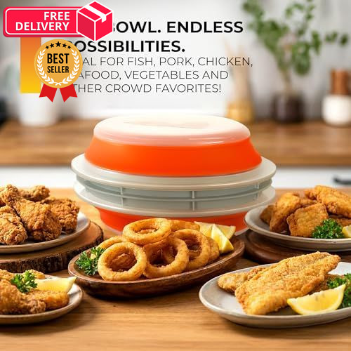 CanCooker Collapsible Plastic Batter Bowl | Mess-Free 1 Pack, Standard