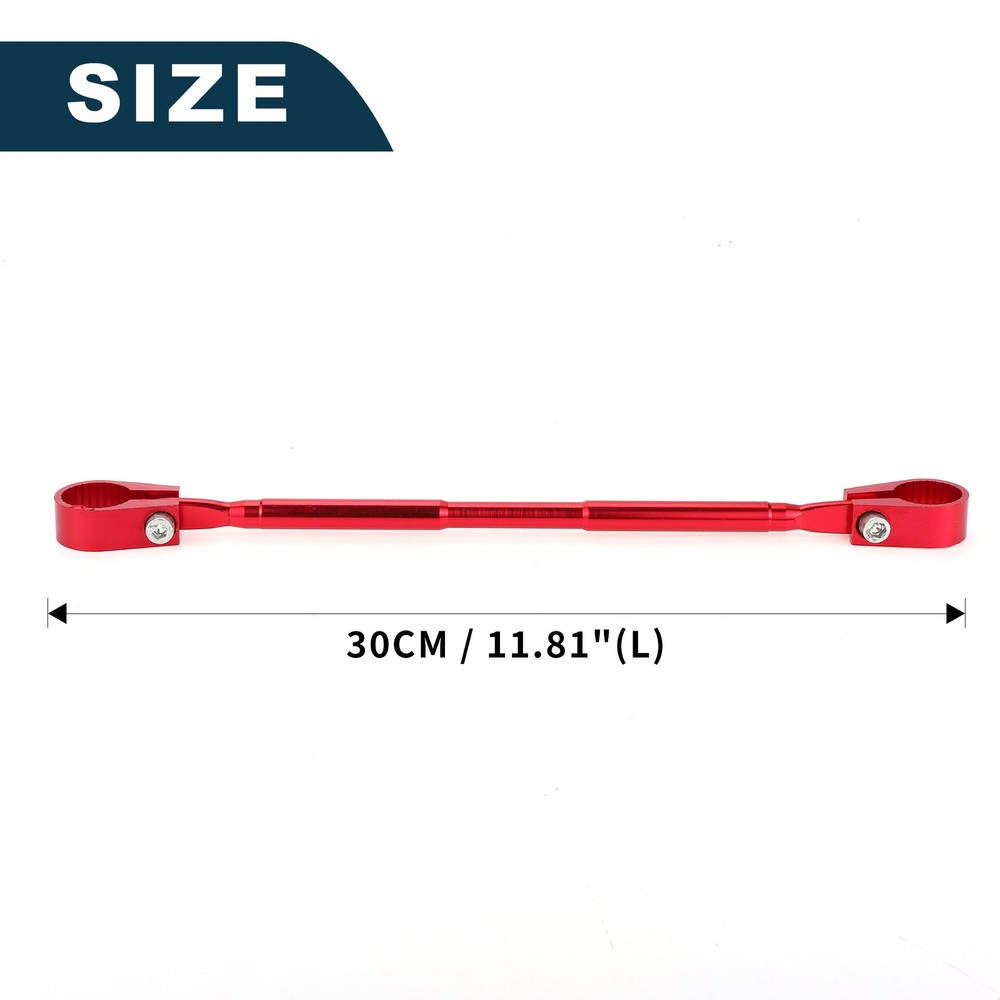 Motorcycle Handle Bracket Adjustable Handlebars Motor Bike Handlebar Red 1 Pcs