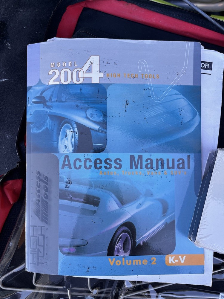 2004 High Tech Vehicle Access Super Pro Tools Kit Complete With Manuals & VHS