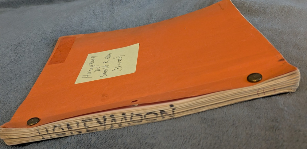Honeymoon Unproduced Movie Script Sheila R. Allen