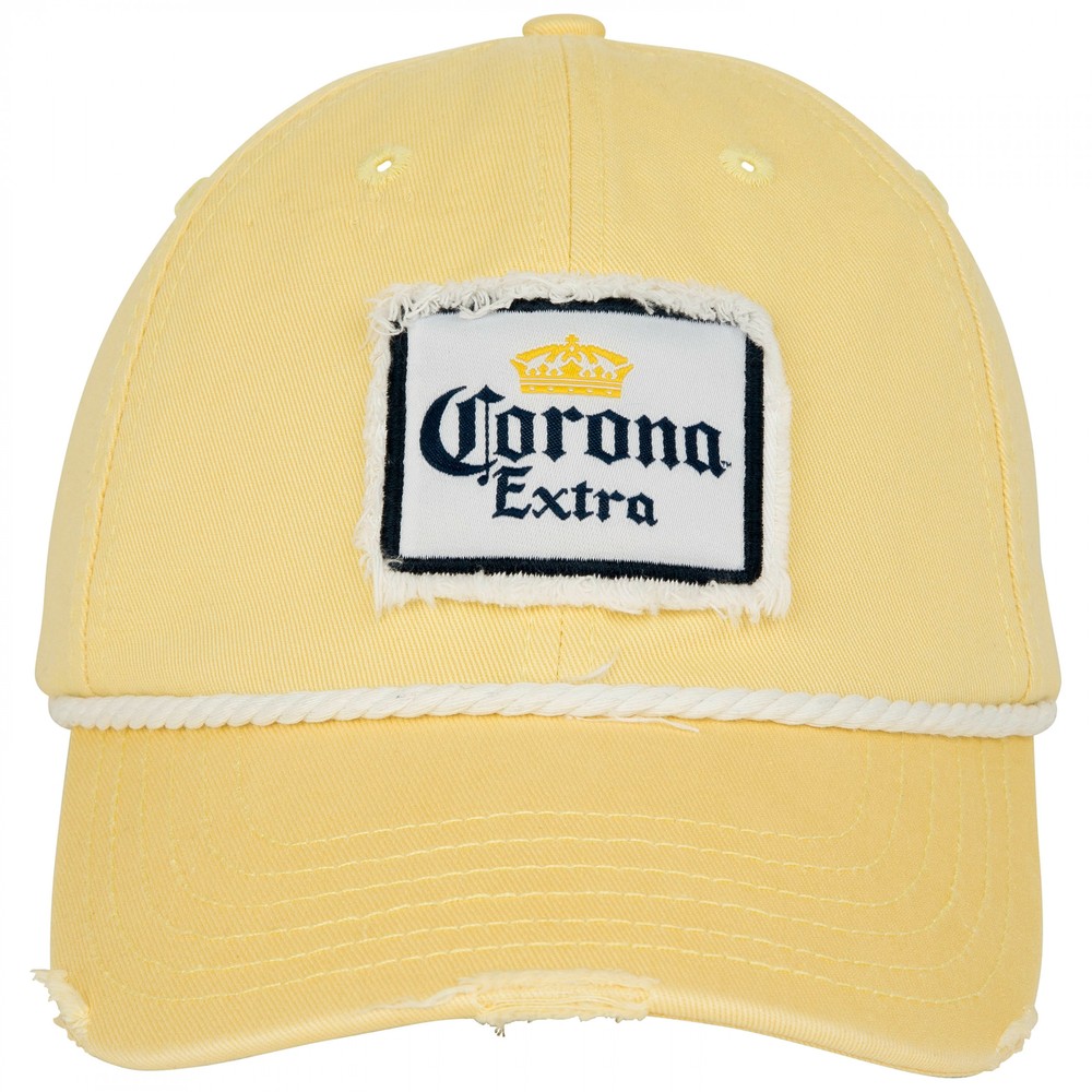 Corona Extra Crown White Adjustable Strapback Rope Hat Multi-Color