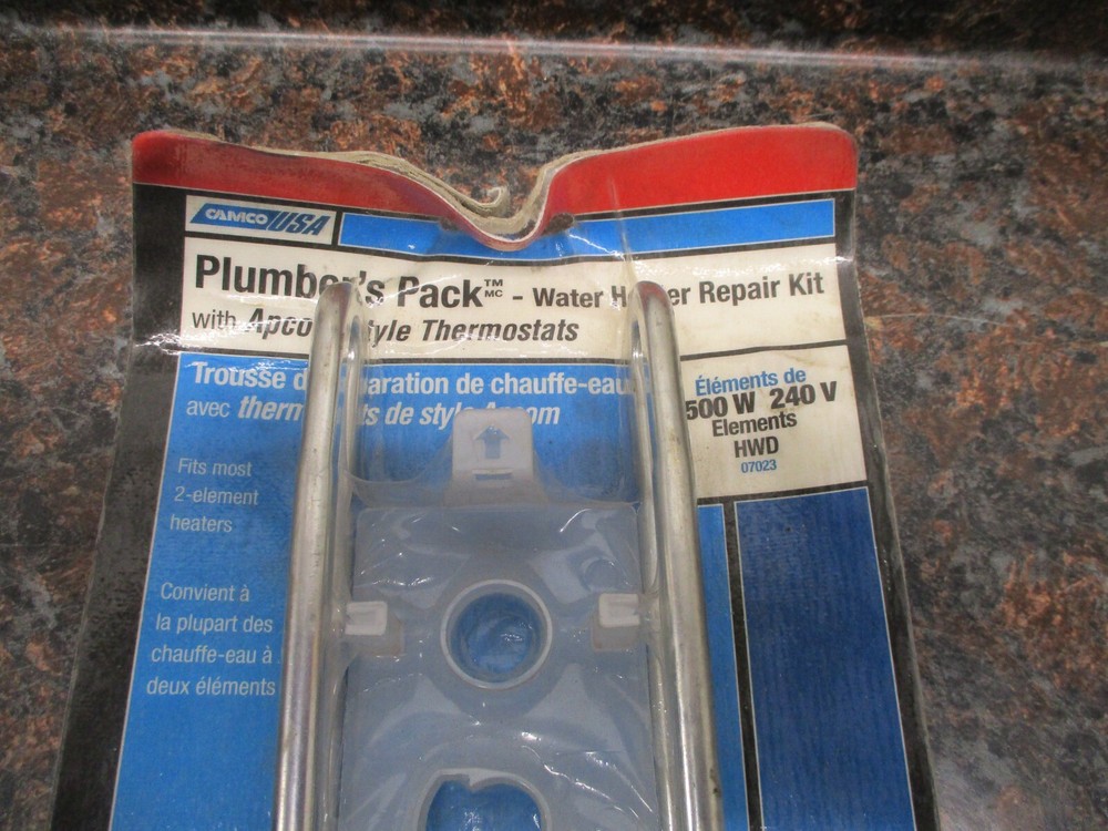 Camco Plumbers Repair Kit HWD Elements With Apcom Style Thermostats 07023 NEW