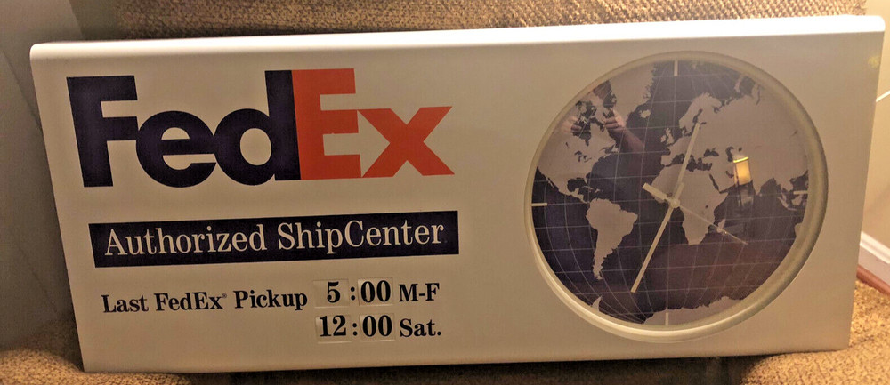 Fedex Authorized Shipcenter Pickup/Dropoff Time World Clock