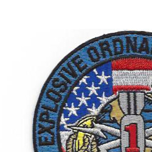 EOD Explosive Ordnance Disposal Mobile Unit One Patch