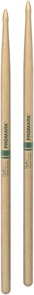 3 PACK ProMark Carter McLean Hickory Drumsticks, Wood Tip