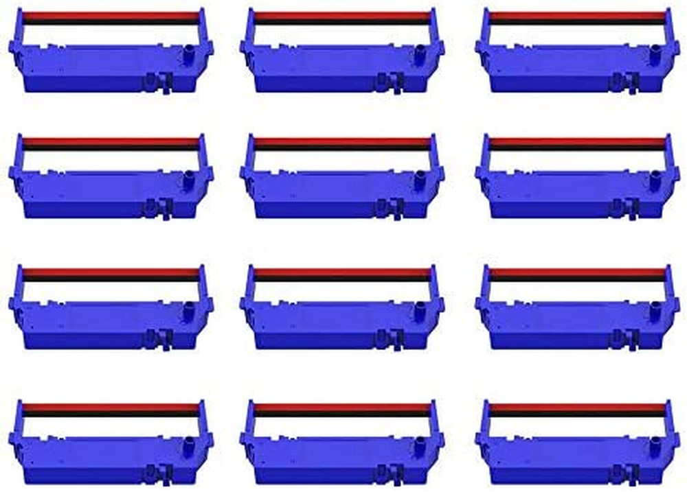 12 Pack Compatible SP700 Printer Ribbon B/R Replacement for Star RC-700BR
