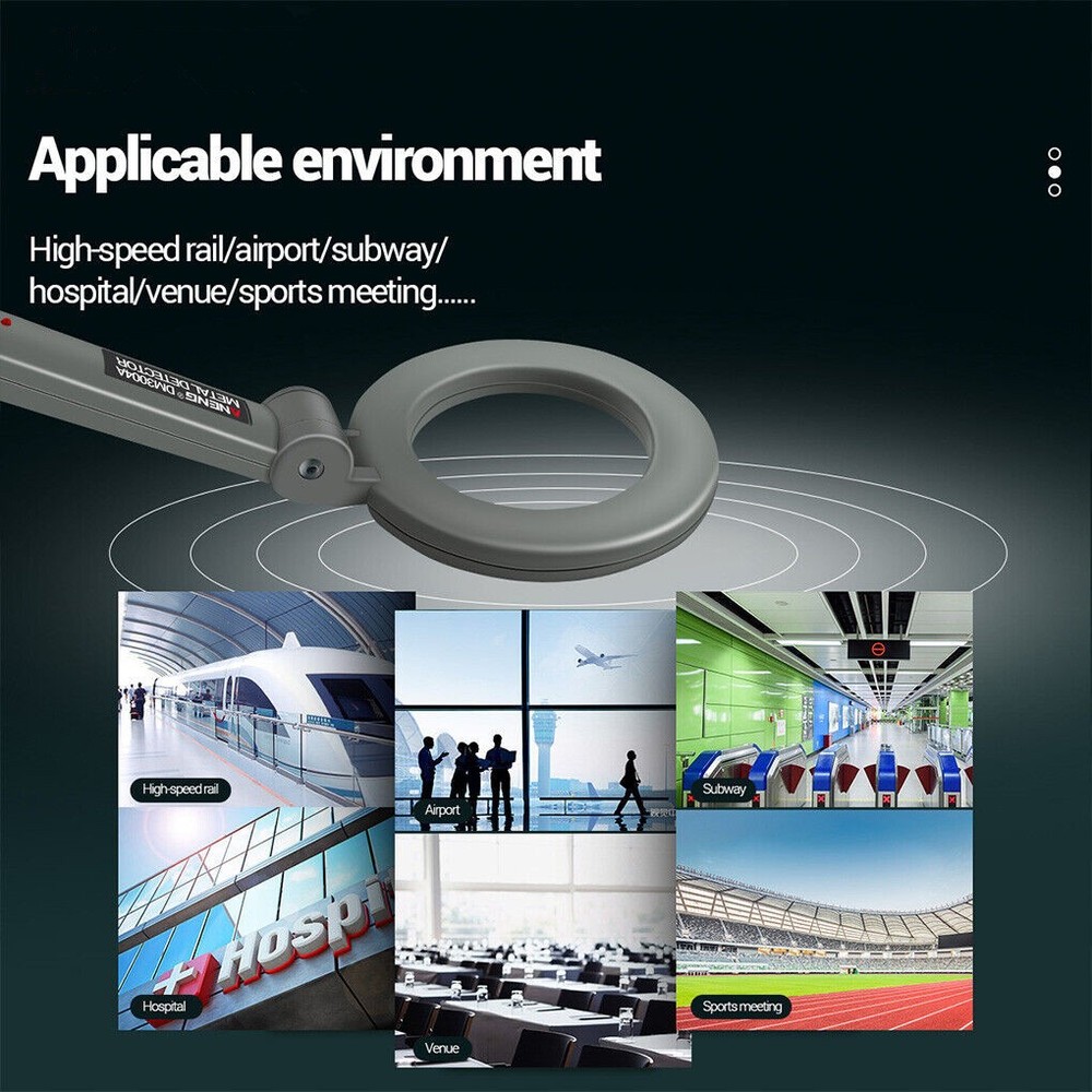 Handheld Airport Security Metal Scanner Detector High Sensitive Tester Device b