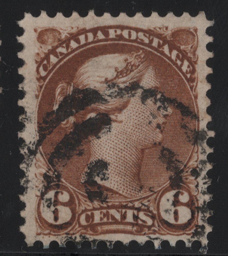 #39 Small Queen 6c Canada used well centered