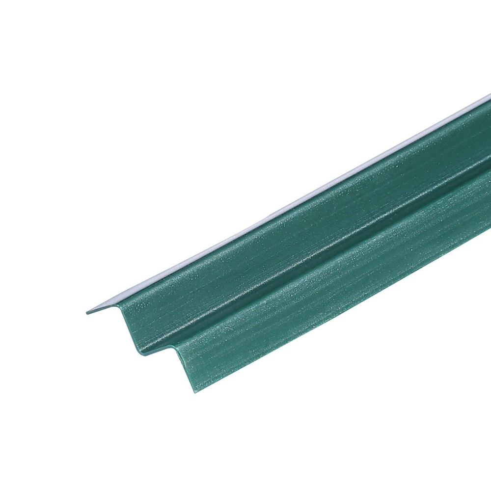 HDPE 44.5in Vertical Privacy Slats, Bottom-Locking, Single-Wall, Green