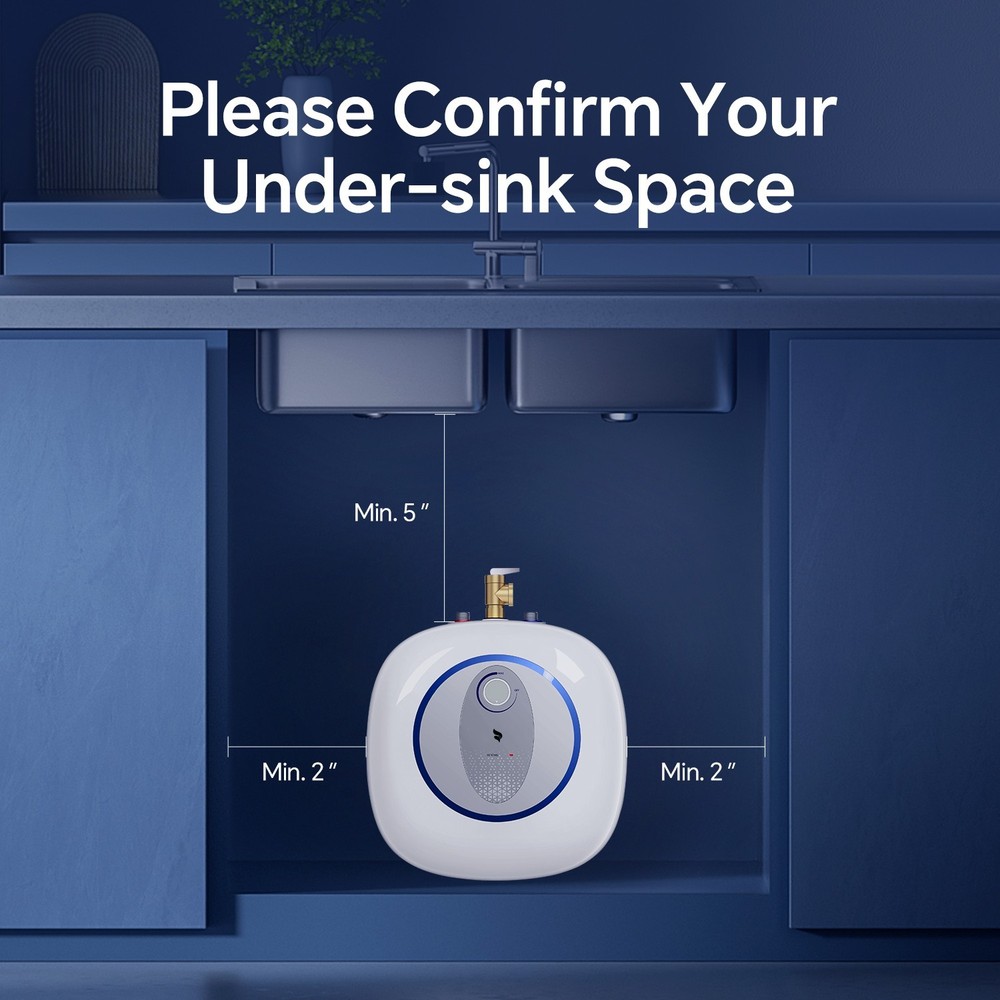 2025 Gen II 2.5-Gallon Mini Tank Electric Water Heater