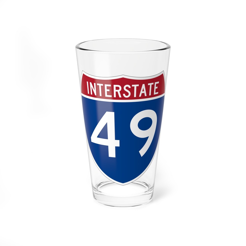 Interstate 49 (U.S. Highways) Pint Glass 16oz