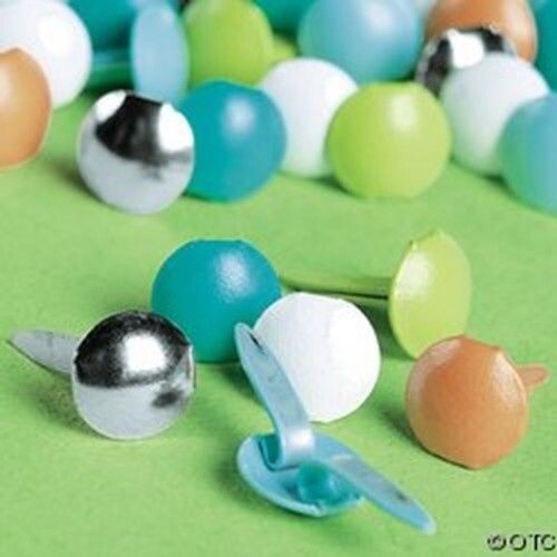 Mini Round Brads - Summer Assortment