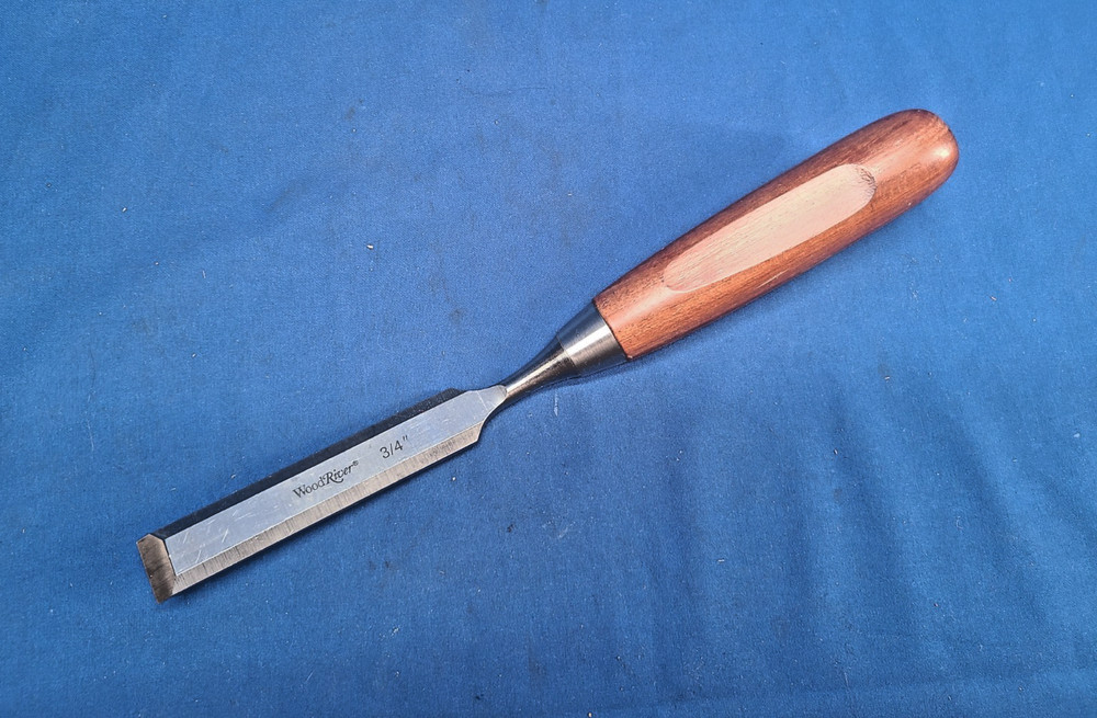 Wood River 3/4" Bent Paring Chisel Excellent CLEAN Sharp