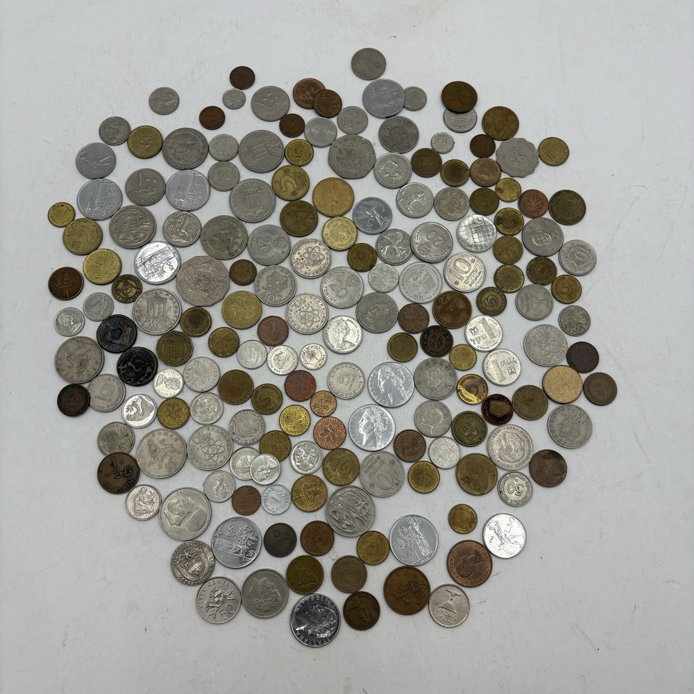 Foreign Coin Lot  Mixed Coins Different Years and Multiple Countries