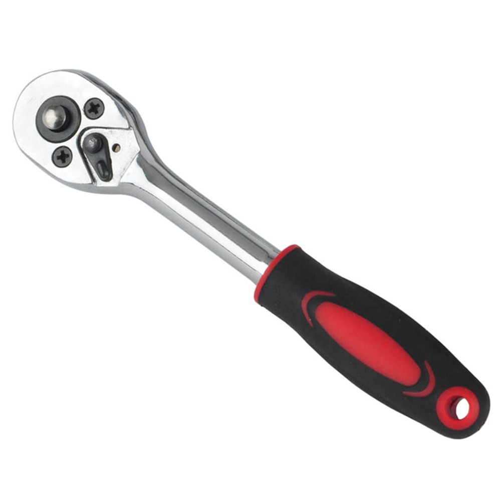 1/4" Drive Ratchet Socket Wrench Handle Quick-Release Spanner Auto Repair Toool