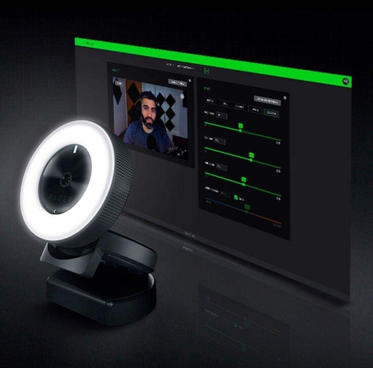 Razer Kiyo RZ19-0232 Webcam with Adjustable Ring Light - New Missing Box