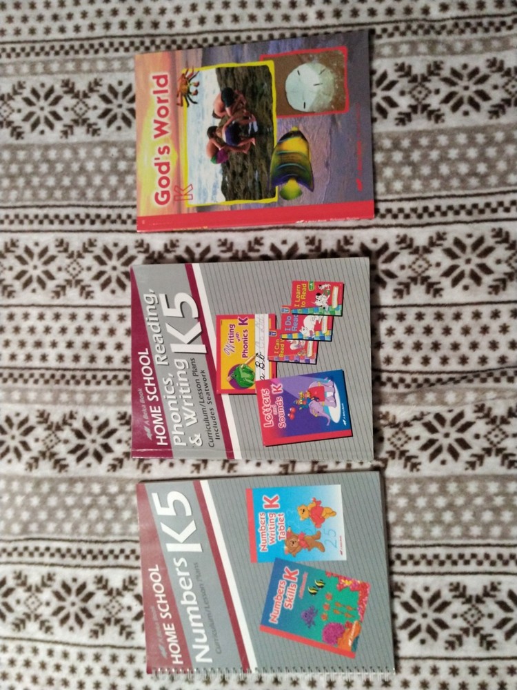 Abeka Academy K5 manuals