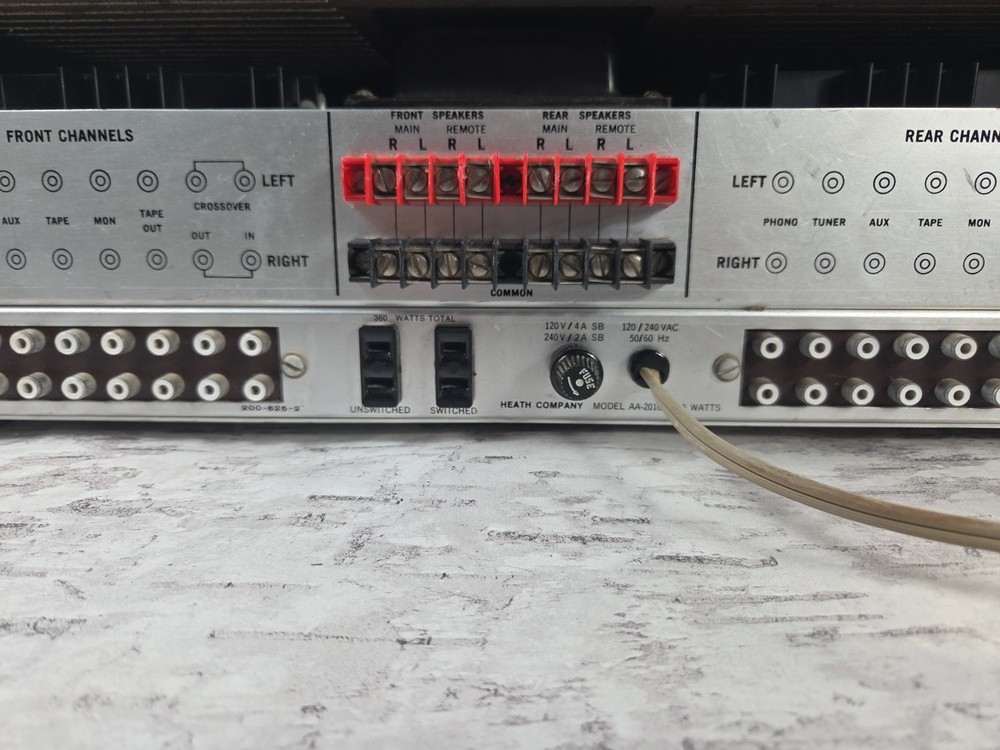 Heathkit AA-2010 4 channel Quadrophonic Integrated Amplifier Read Description
