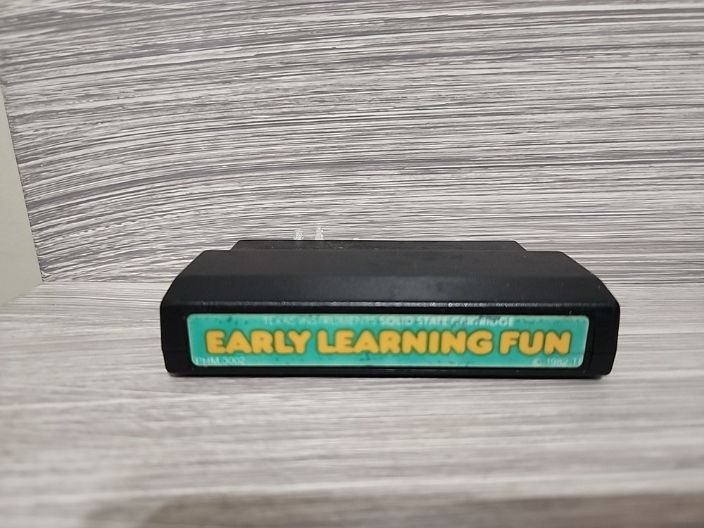 Early Learning Fun for Texas Instruments Computer 1982 Cartridge Only