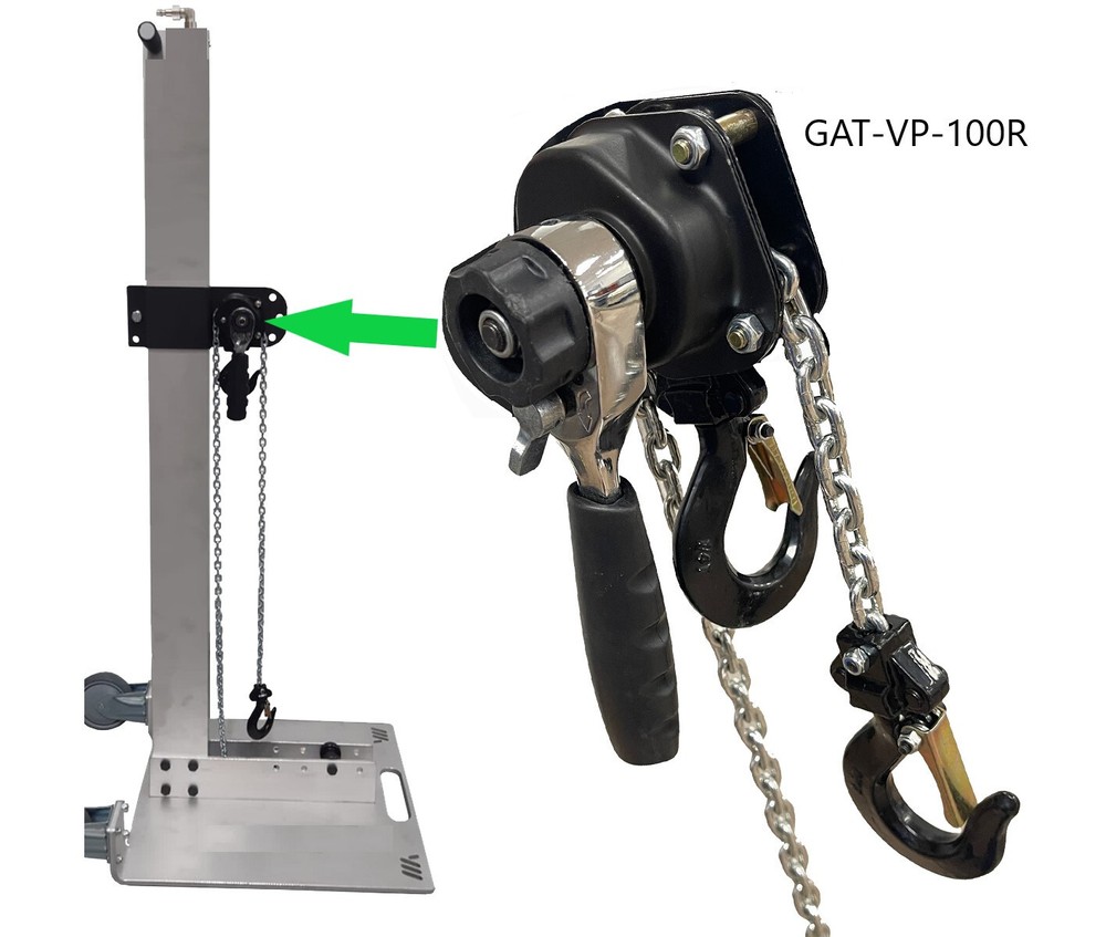 Pulling Ratchet with Chain for Guni Fast Puller and Vacuum Pulling post