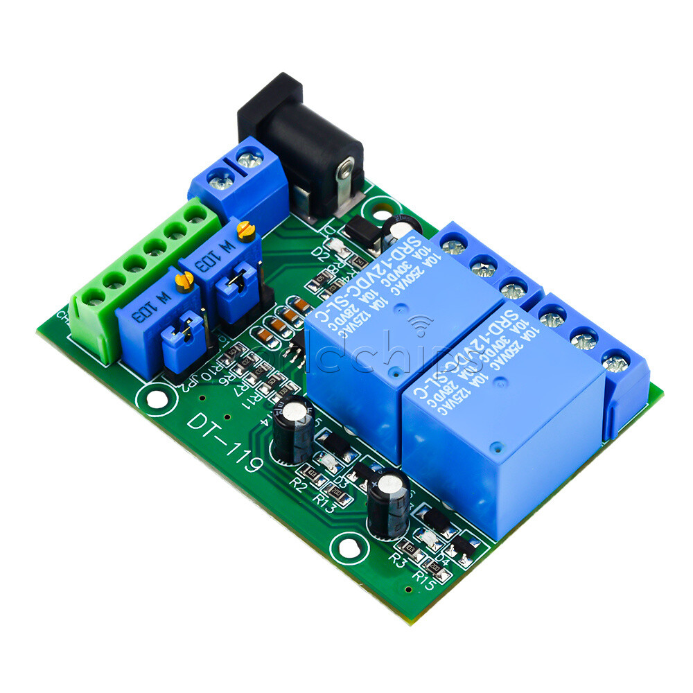 Unique DC 12V 2-Channel Voltage Comparator Precise LM393 Module