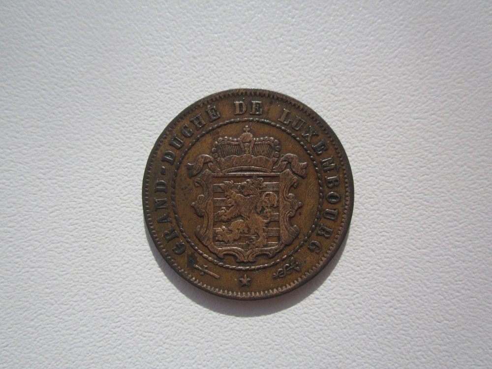 1854 LUXEMBOURG 2 1/2 CENTIMES