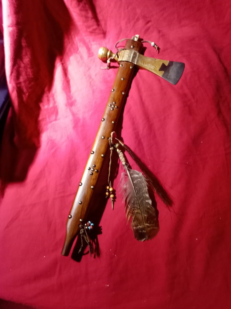 Brass Presentation Pipe Tomahawk
