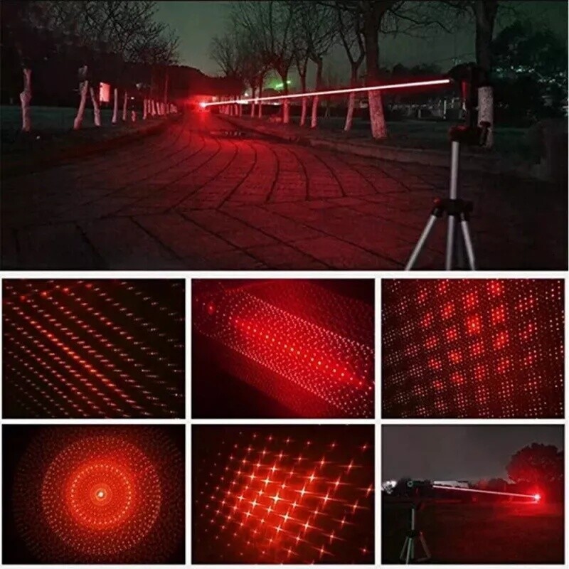 5mW Red Laser Pointer Adjustable Visible Beam Dot Light 650nm