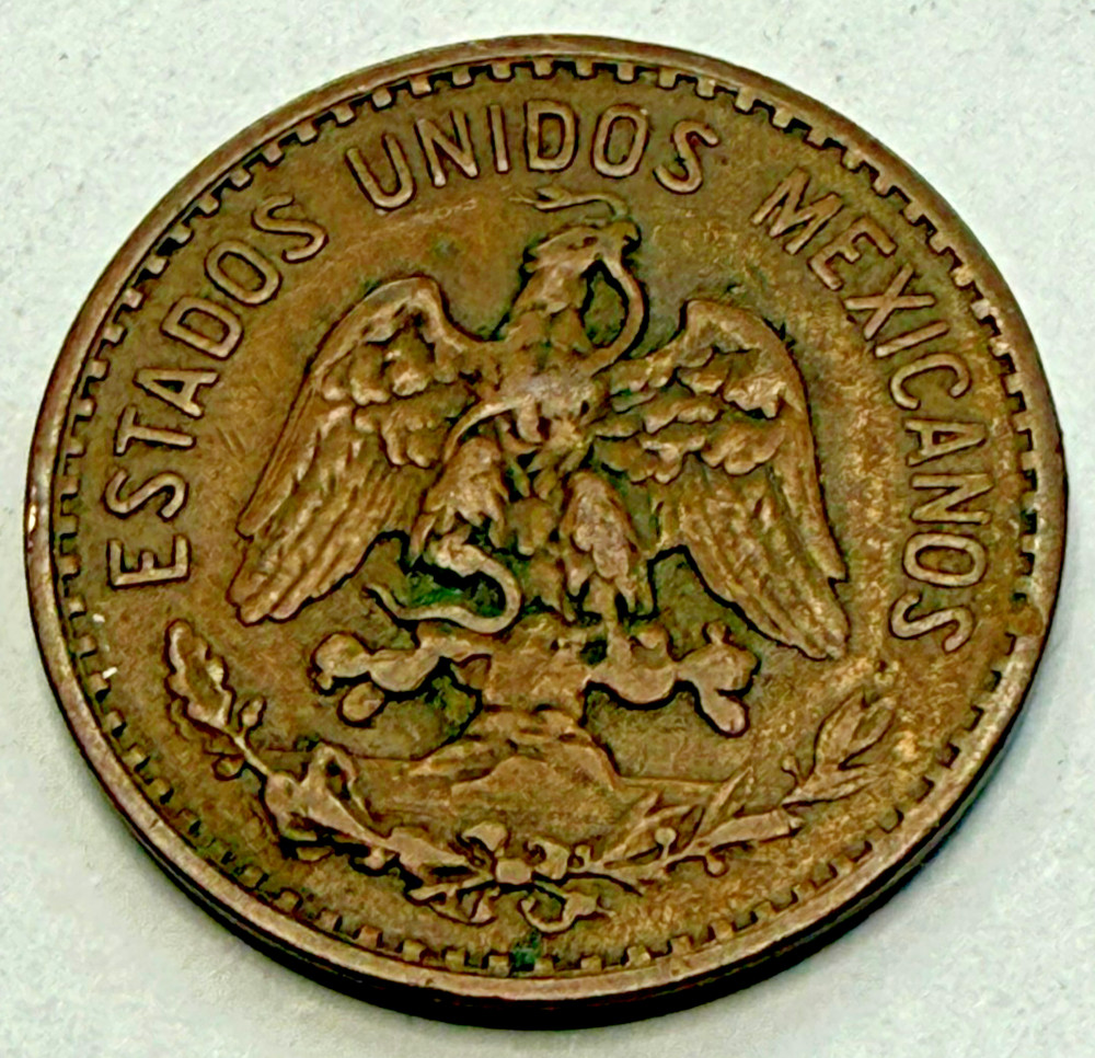 1939 Mexico 2 Centavos Foreign Coin