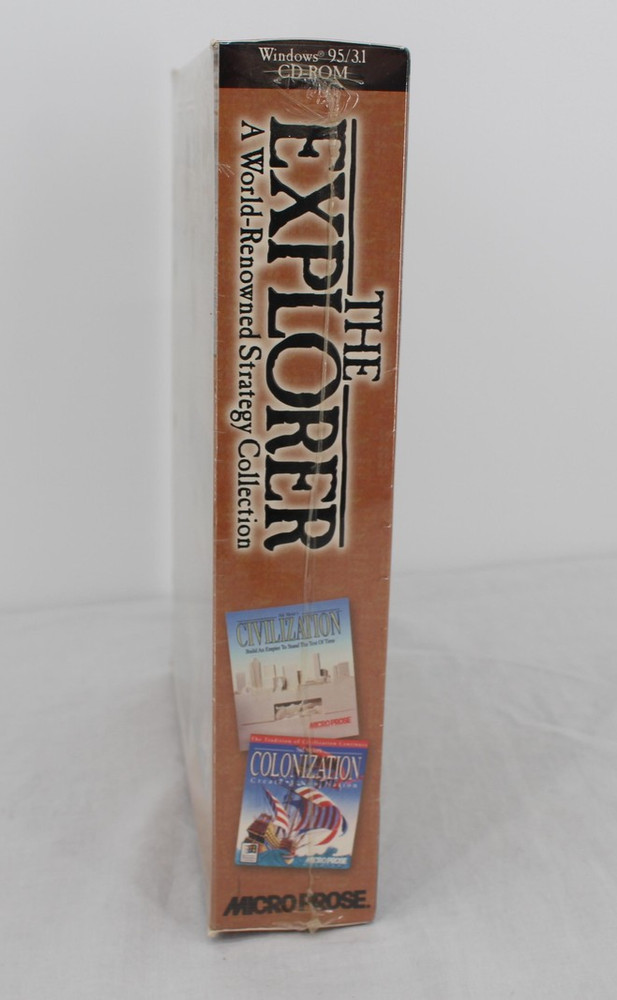 Vintage The Explorer MicroProse PC Game New Sealed Sid Meier Civilization Coloni