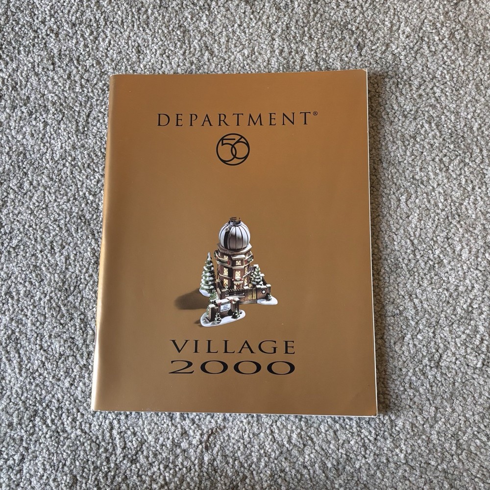 2000 Department 56 Village Collector Guide Reference Catalog