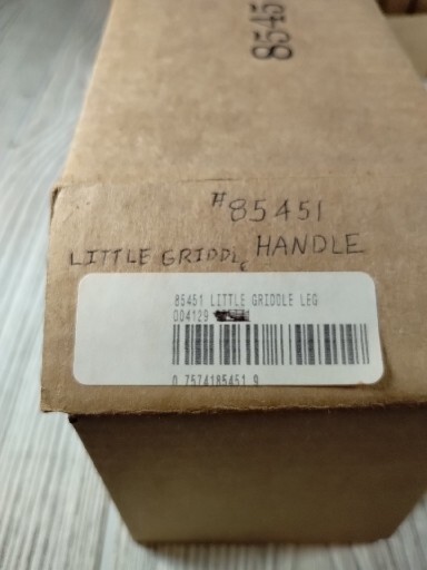 Little Griddle Black Plastic Handle #85451 Replacement Part