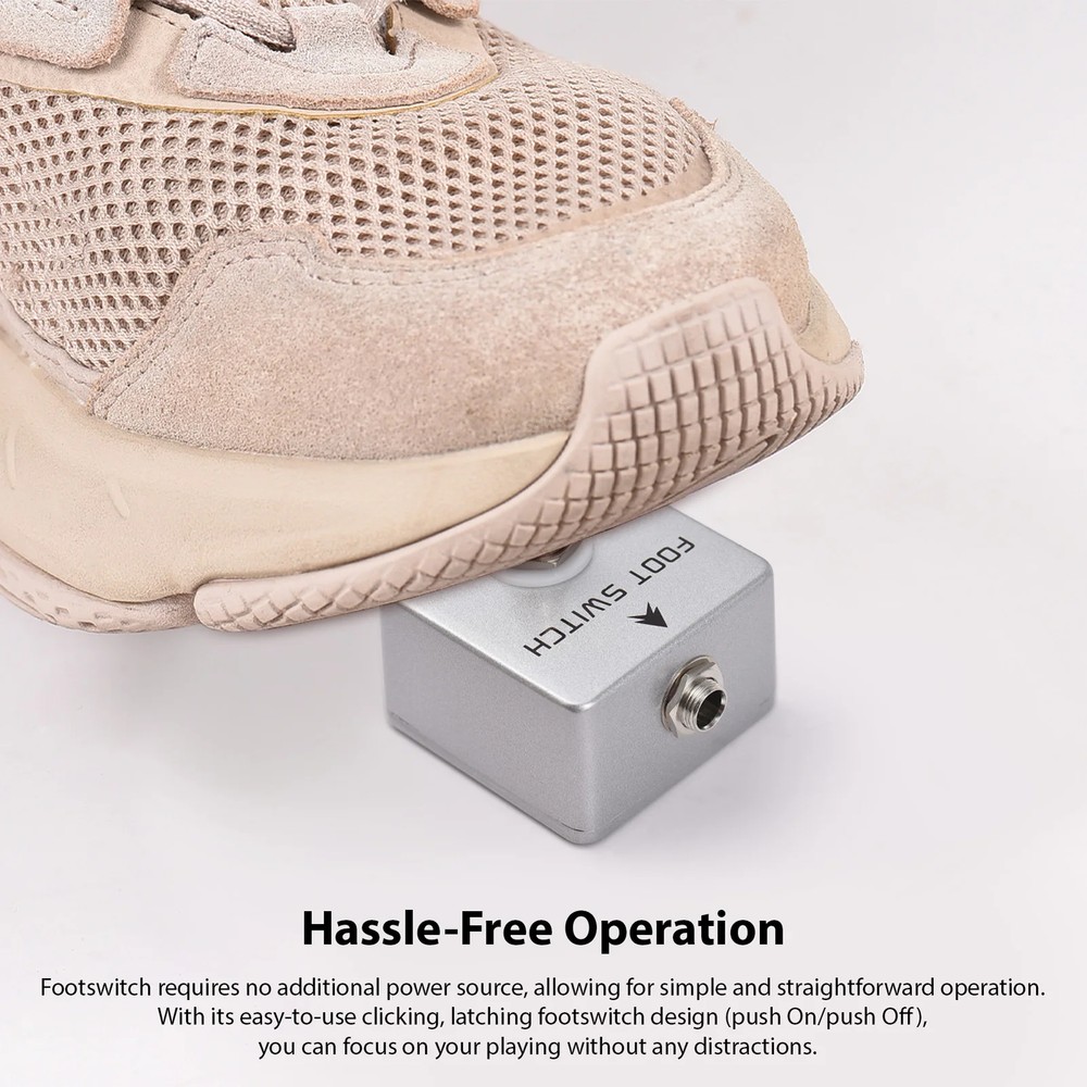 Amp Channel Footswitch Locking Memory Function 6.35mm Mono Output Latching