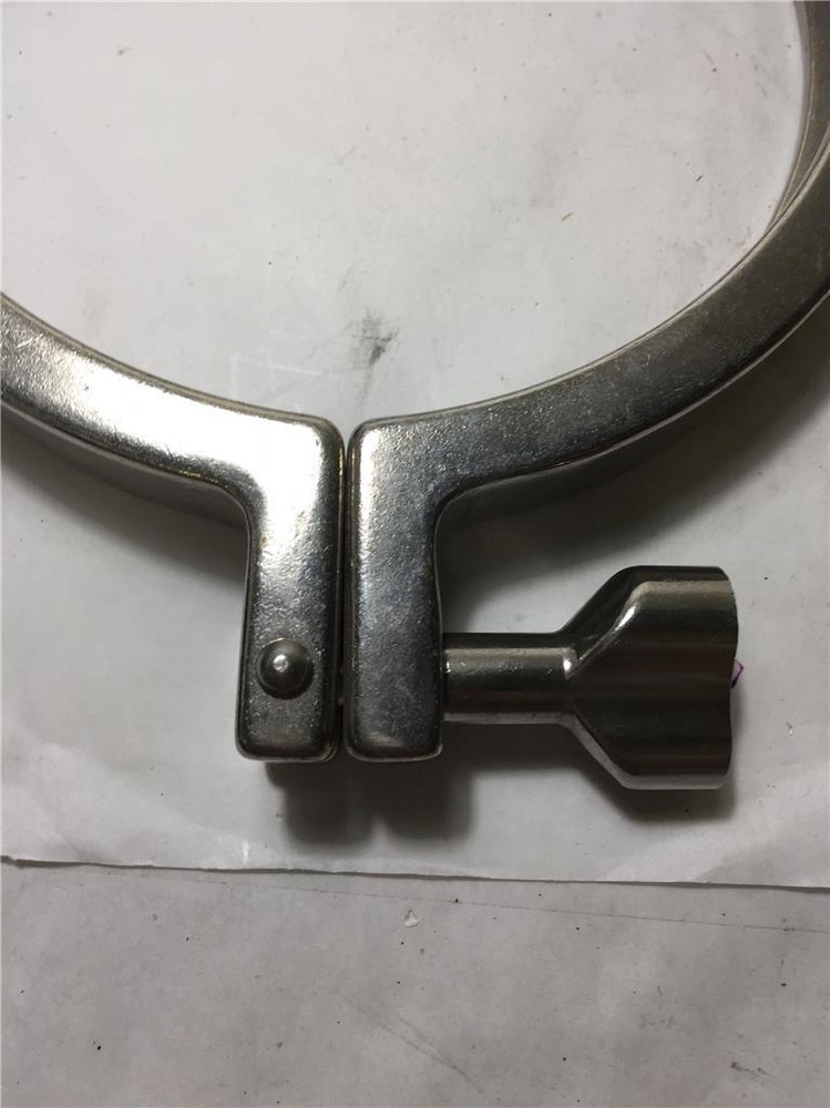 Sanitary Pressure Tri Clamp 6-1/4" Single Hinge